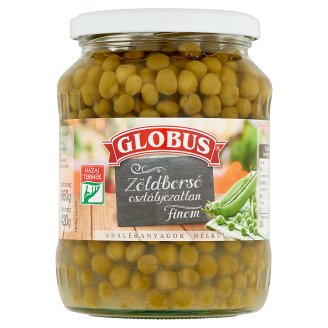 Globus osztályozatlan finom zöldborsó 660 g