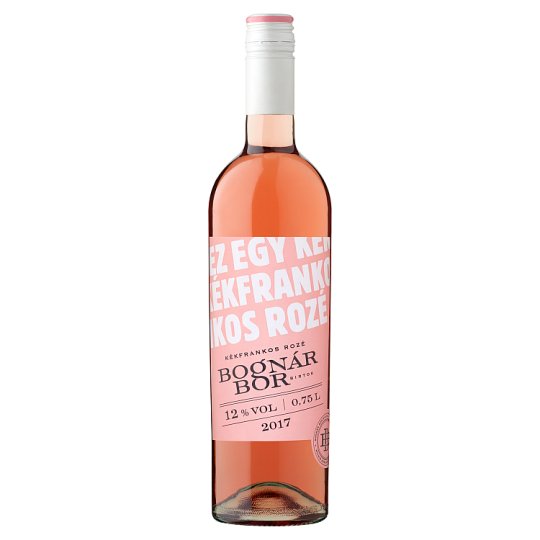 Bognár BorBirtok Duna-Tisza Közi Kékfrankos Rosé száraz rozébor 12% 0,75 l