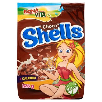 Bona Vita Choco Shells cereáliás, kakaós kagylócskák 375 g
