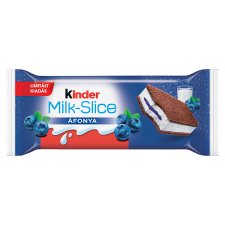 Kinder Milk Slice Blueberry Cake Filled with Milk Cream, with Blueberry Filling 28 g