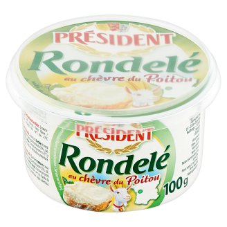 Président Rondelé au Chèvre du Poitou zsírdús, lágy sajt 100 g