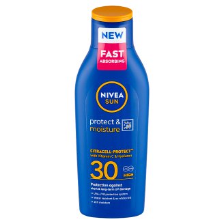 NIVEA SUN Protect & Moisture hidratáló naptej FF30 200 ml