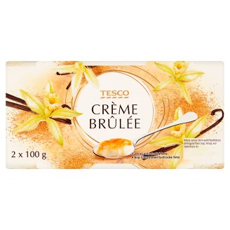 Tesco crème brûlée barna cukorral 2 x 100 g