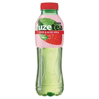 FUZETEA szénsavmentes eper-aloe vera ízű üdítőital cukorral és édesítőszerrel 500 ml