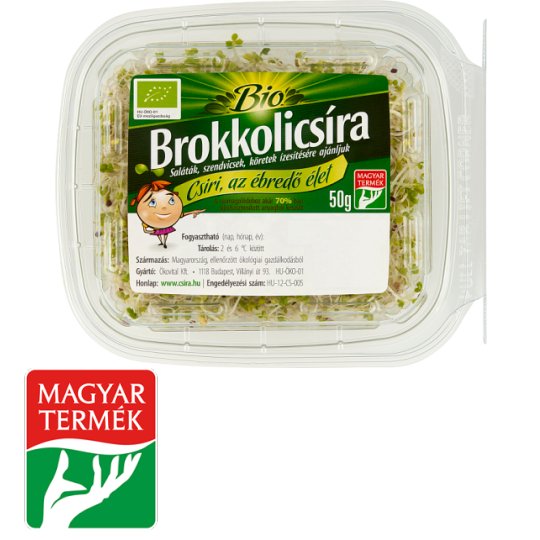 BIO brokkolicsíra 50 g