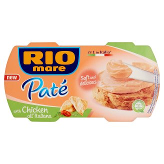 Rio Mare Paté pástétom csirkehússal és paradicsommal 2 x 84 g