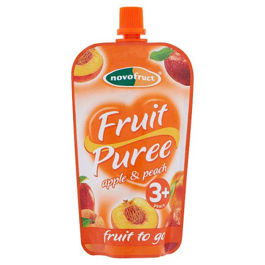 Novofruct Apple Puree with Peach 3+ Years 120 g Tesco Online, Tesco