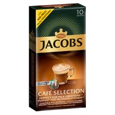 Jacobs Café Selection őrölt-pörkölt kávé kapszulában 10 db 52 g