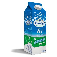 Kuntej zsírszegény tej 1,5% 1 l