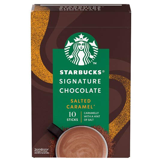 Starbucks sós-karamellás ízű forró csokoládés italpor 10 x 22 g (220 g)