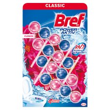 Bref Power Aktiv Flower Toilet Block 4 x 50 g