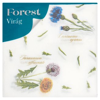 Forest Virág mintás szalvéta 1 rétegű 33 x 33 cm 60 db