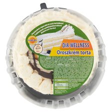 Dia-Wellness oroszkrém torta édesítőszerekkel