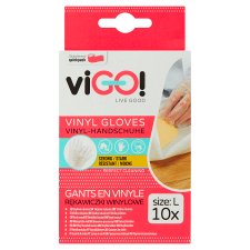 Quickpack viGO! vinyl kesztyű L-es 10 db