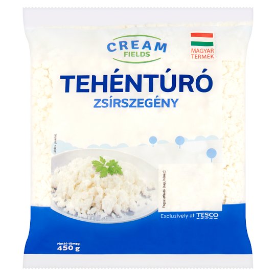 Cream Fields zsírszegény tehéntúró 450 g