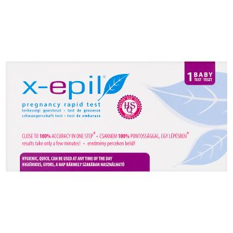 X-epil terhességi gyorsteszt csík