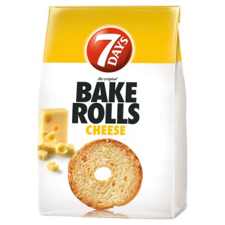 7DAYS Bake Rolls sajtos kétszersült 80 g