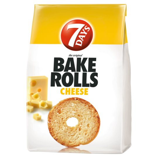 7DAYS Bake Rolls Bread Crisps with Cheese 80 g