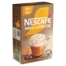 NESCAFÉ Vanilla Cappuccino vanília ízű azonnal oldódó kávéspecialitás 8 x 14 g (112 g)