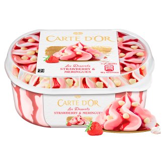 Carte D'Or Gelateria eper-habcsók jégkrém 900 ml