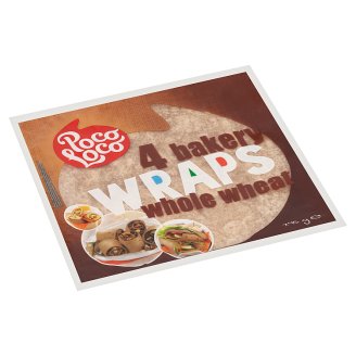 Poco Loco teljes kiőrlésű tortilla 4 db 245 g
