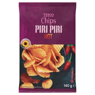 Tesco Piri Piri chilipaprika ízű burgonyachips 140 g