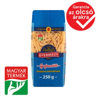 Gyermelyi gyufametélt 8 tojásos száraztészta 250 g