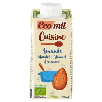 EcoMil BIO konyhai alapanyag mandulával 200 ml