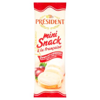 Président Mini Snack zsíros lágy sajt 90 g