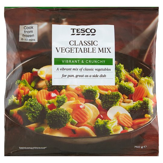 Tesco QuickFrozen Classic Vegetable Mix with Dill 450 g Tesco Groceries