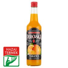 Piroska Orange Flavoured Fruit Syrup with Sugar and Sweetener 0,7 l