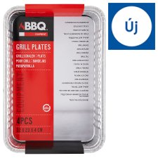 BBQ grilltál 32 x 23 x 4 cm 4 db