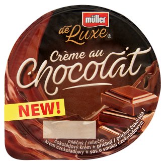 Müller de Luxe csokoládé puding csokoládé öntettel 150 g