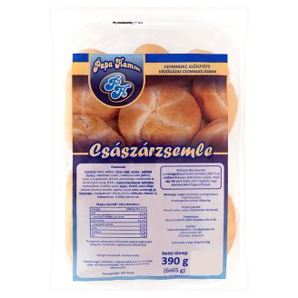 Papa Hamm elősütött császárzsemle 6 db 390 g