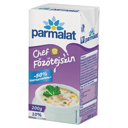 Parmalat Chef UHT főzőtejszín 10% 200 g