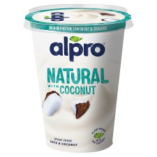 Alpro Fermented Soy Product with Coconut, Added Calcium and Vitamins 400 g