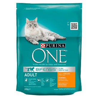 Purina One Adult Cat csirkében és teljes kiőrlésű gabonákban gazdag száraz macskaeledel 200 g