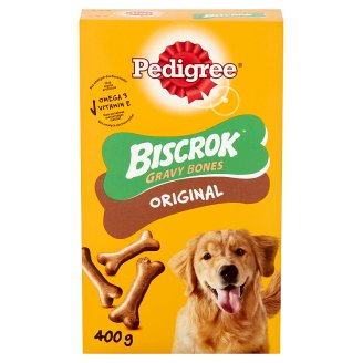 Pedigree Biscrok Gravy Bones ropogós kekszek ízletes bevonattal 400 g