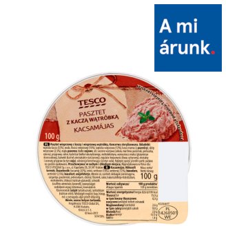 Tesco kacsamájas 100 g