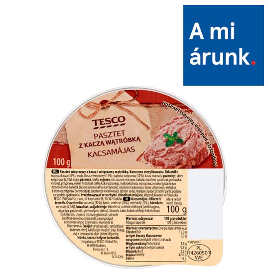 Tesco Duck Liver Pate 100 g