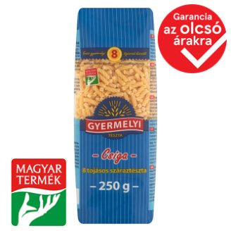 Gyermelyi csiga 8 tojásos száraztészta 250 g