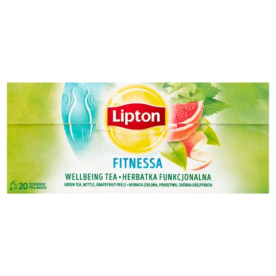 Lipton Fitnessa ízesített zöld tea és herbatea 20 filter