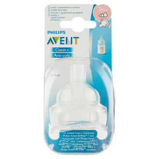 Philips Avent Classic+ etetőcumi 3 hónapos kortól 2 db