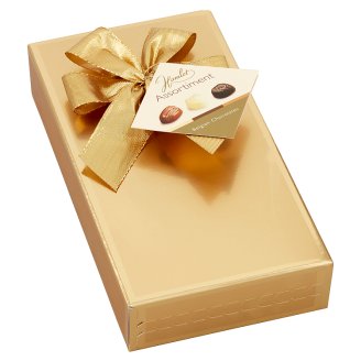 Hamlet belga Praliné válogatás, Arany színű díszdobozban 125 g