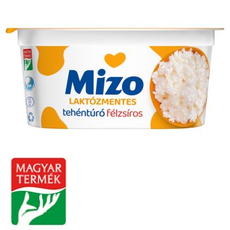 Mizo laktózmentes félzsíros tehéntúró 250 g