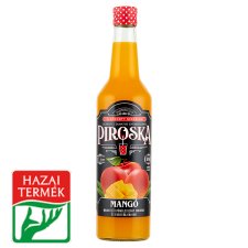 Piroska Mango Flavoured Fruit Syrup with Sugar and Sweetener 0,7 l