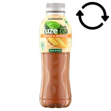 FuzeTea Non-Carbonated Mango and Pineapple Flavored Soft Drink with Black Tea Extract 500 ml