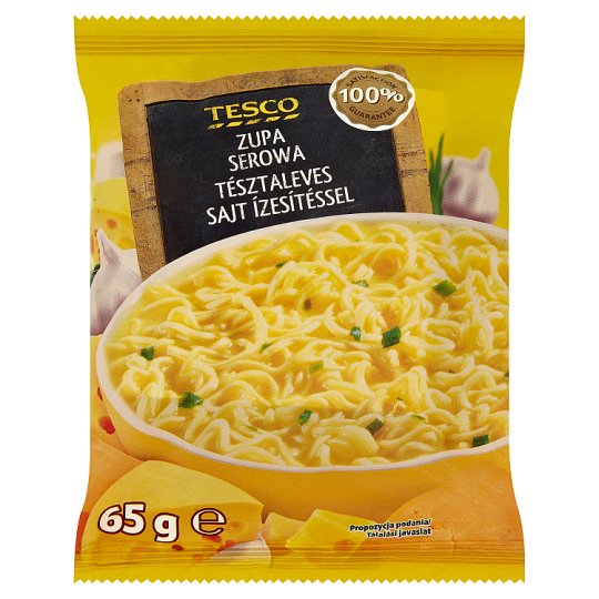Tesco tésztaleves sajt ízesítéssel 65 g