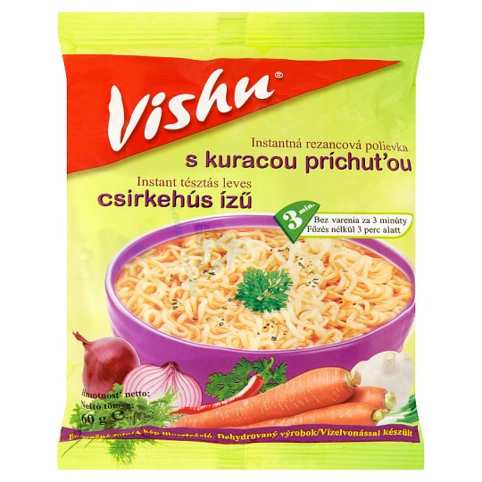 Vishu Chicken Flavoured Instant Soup with Pasta 60 g Tesco Online