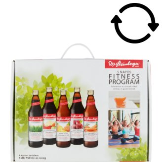 Dr. Steinberger 5 Napos Fitness Program zöldség- és gyümölcslevek 5 x 750 ml